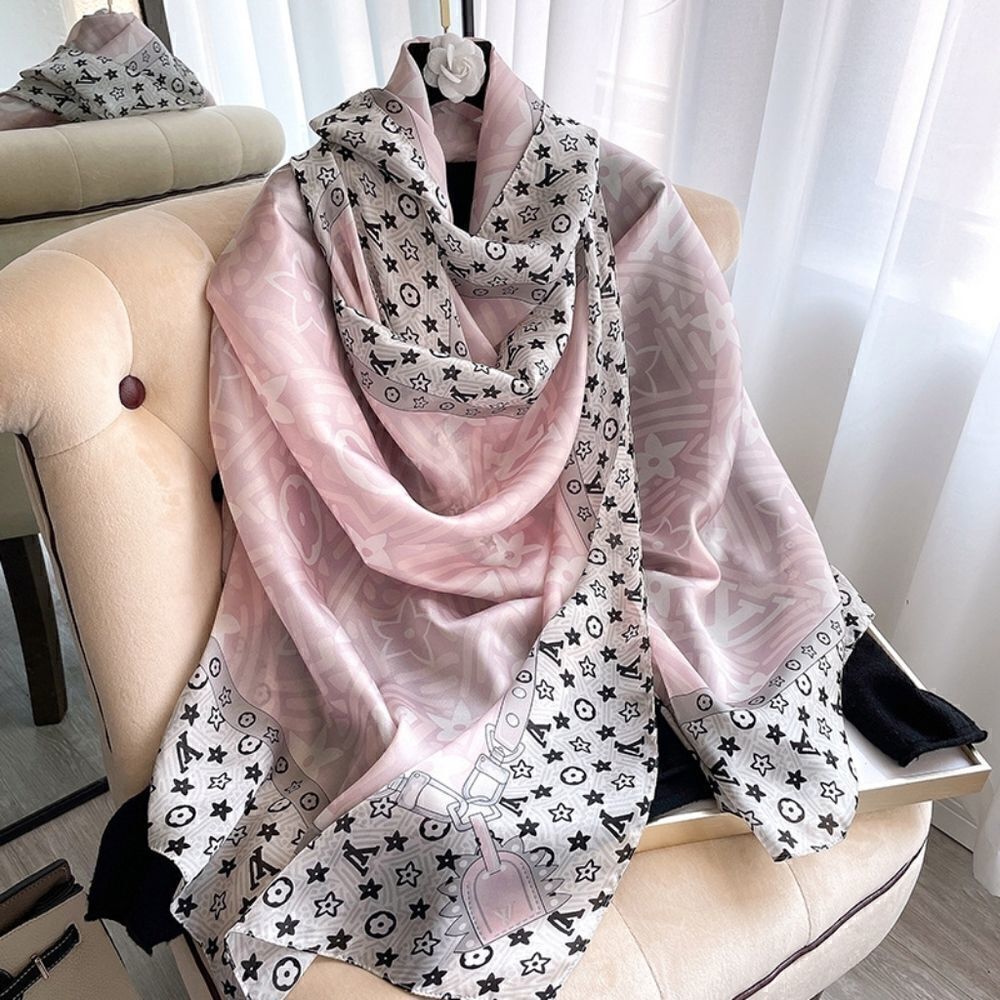 Miss Funky Long Silky Scarf Shawl Bodywrap